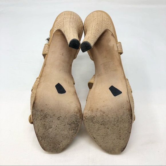 Brian Atwood Strappy Platform Heeled Sandal - Picture 8 of 10